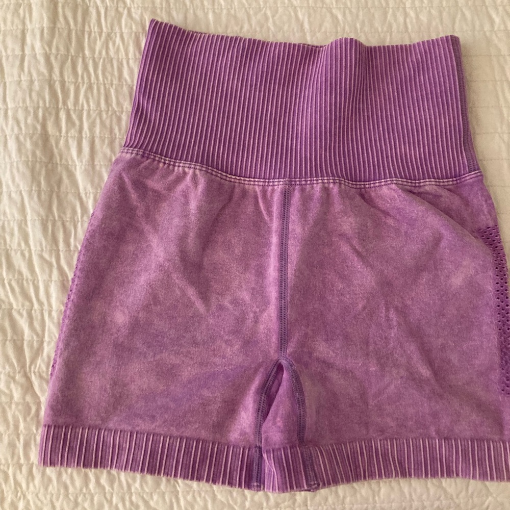 Zenana Outfitters Lavender Bike Shorts